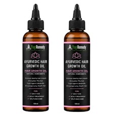 Ayurvedic Hair Oil Natural Herbal Scalp Treatment For Strong Healthy - 2 pack