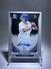 2014 Bowman Draft - Chrome Draft Pick Autographs Alex Verdugo #BCA-AV (AU, RC)