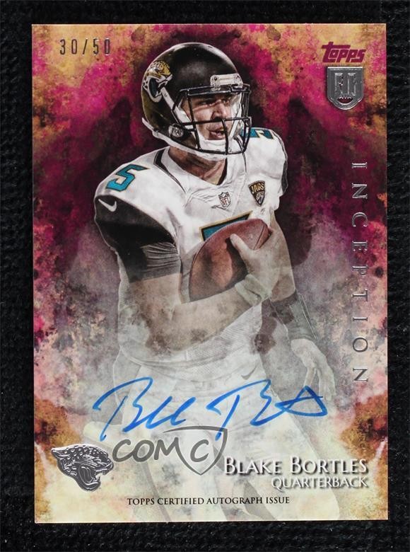 Blake Bortles Topps Inception Rookie Autographs #20 Magenta
