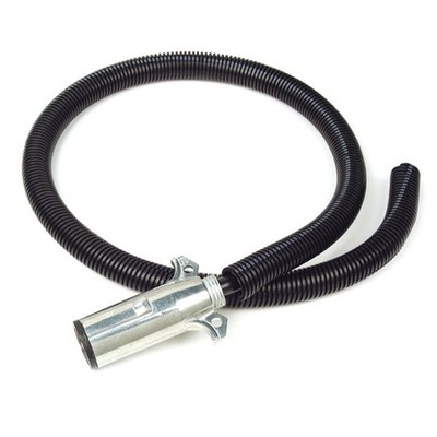Grote 838034 Nylon Split Flex Tubing, Black, 3/4'', 50'