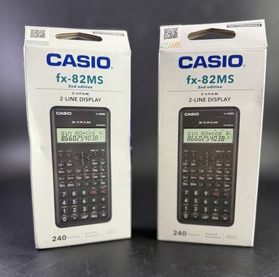 Casio FX-82MS 2nd Edition240 Functions 2-Line Display Scientific Calculator Vk05