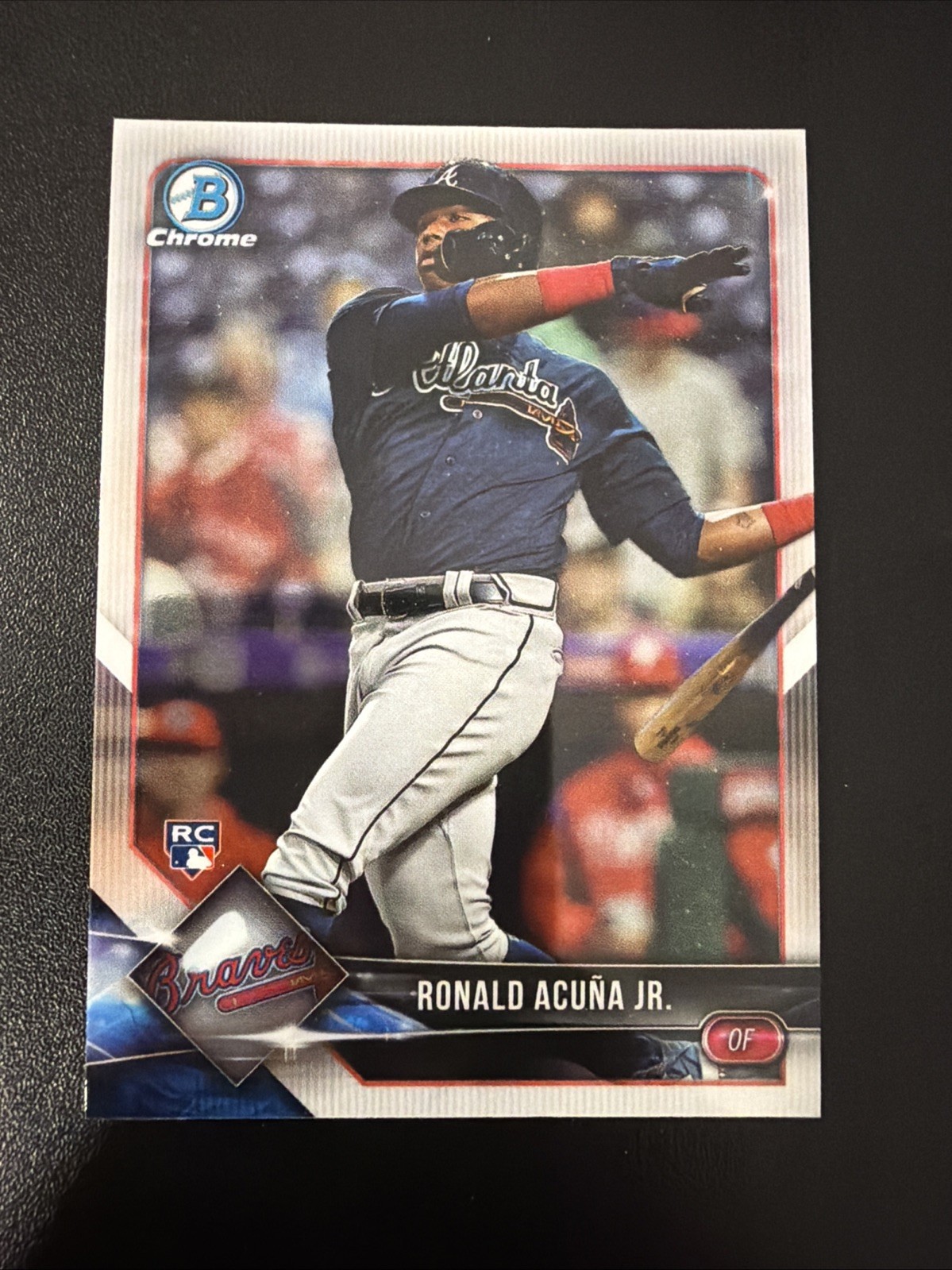 2018 Bowman Chrome Ronald Acuna Jr #40 Rookie RC Atlanta Braves