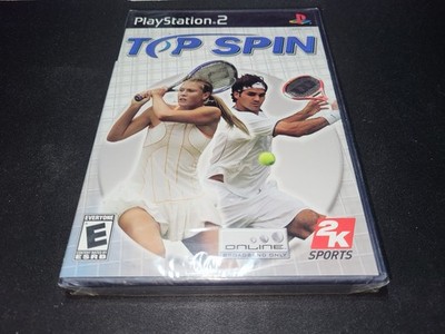 Top Spin Tennis Black Label 2K Games Sony Playstation 2 PS2 Brand NEW SEALED!