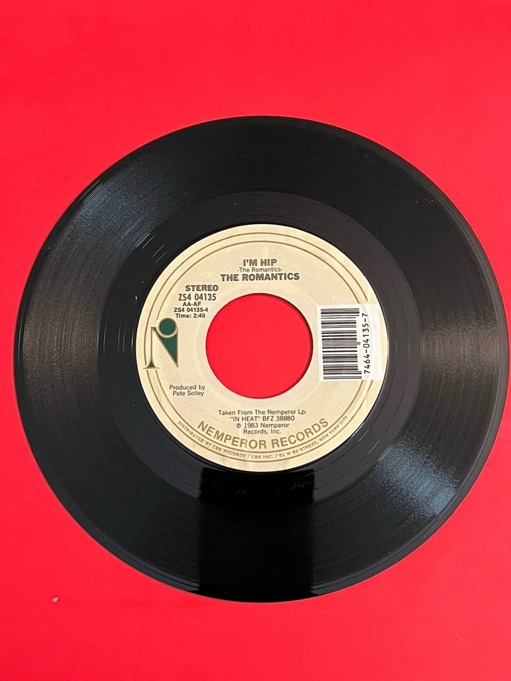 The Romantics Talking In Your Sleep/I'm Hip 7" 1983 Nemporer ZS404135 - Image 2 of 3