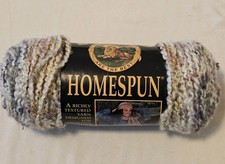 1 Skein Lion Brand Homespun Yarn 5 Bulky 315 Tudor 185 yds
