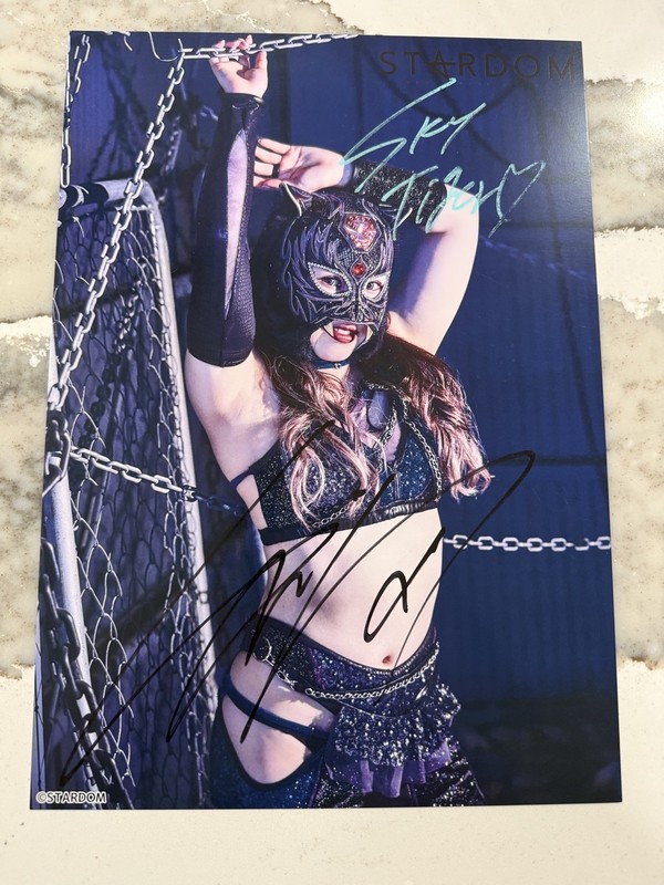 2023 STARDOM Starlight Kid Autographed Portrait SLK WWE AEW NJPW OedoTai