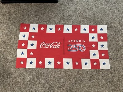 Coca Cola Branded America s 250th 5 Foot Banner Sign