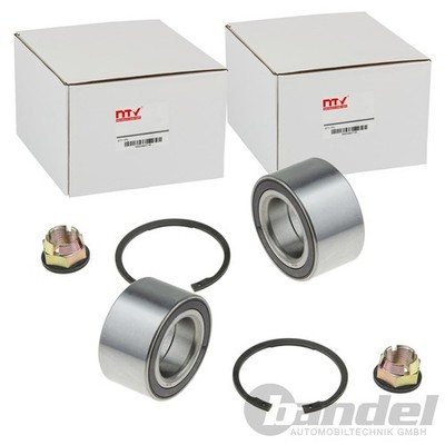2X NTY RADLAGER-SATZ VORNE BEIDSEITIG PASSEND FÜR FORD C-MAX FOCUS GRAND KUGA