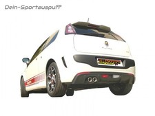 Ragazzon Rennsportanlage ab Kat Fiat Grande Punto Evo Abarth 1.4 120kW 2x70mm