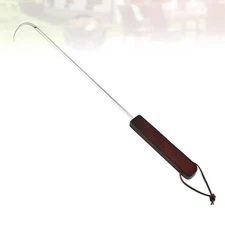 2 PCS Bbq Grill Accessories Hot Dog Roasting Sticks Forks with Wood Handle