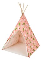 Playtive Spielzelt Tipi Kinderzelt Zelt Spielhaus Baumwolle Rosa Neu