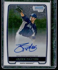 2012 Bowman Chrome #BCA-JP James Paxton Prospects Autographs