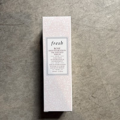 Fresh Rose Deep Hydration Oil-Infused Serum Hydration Nourishment 3.3 Fl Oz New