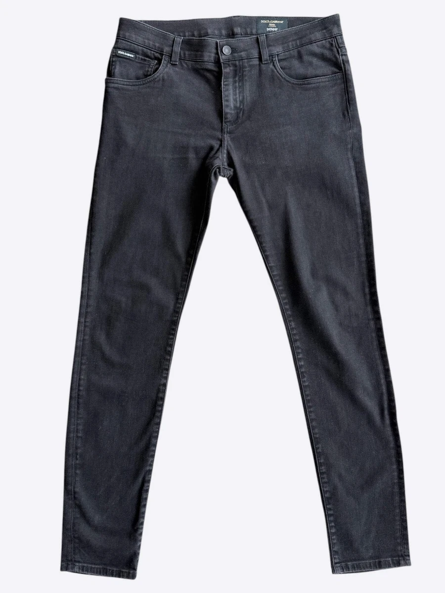 25+ Dolce&Gabbana Black Cotton Jeans for Men for sale | Updated