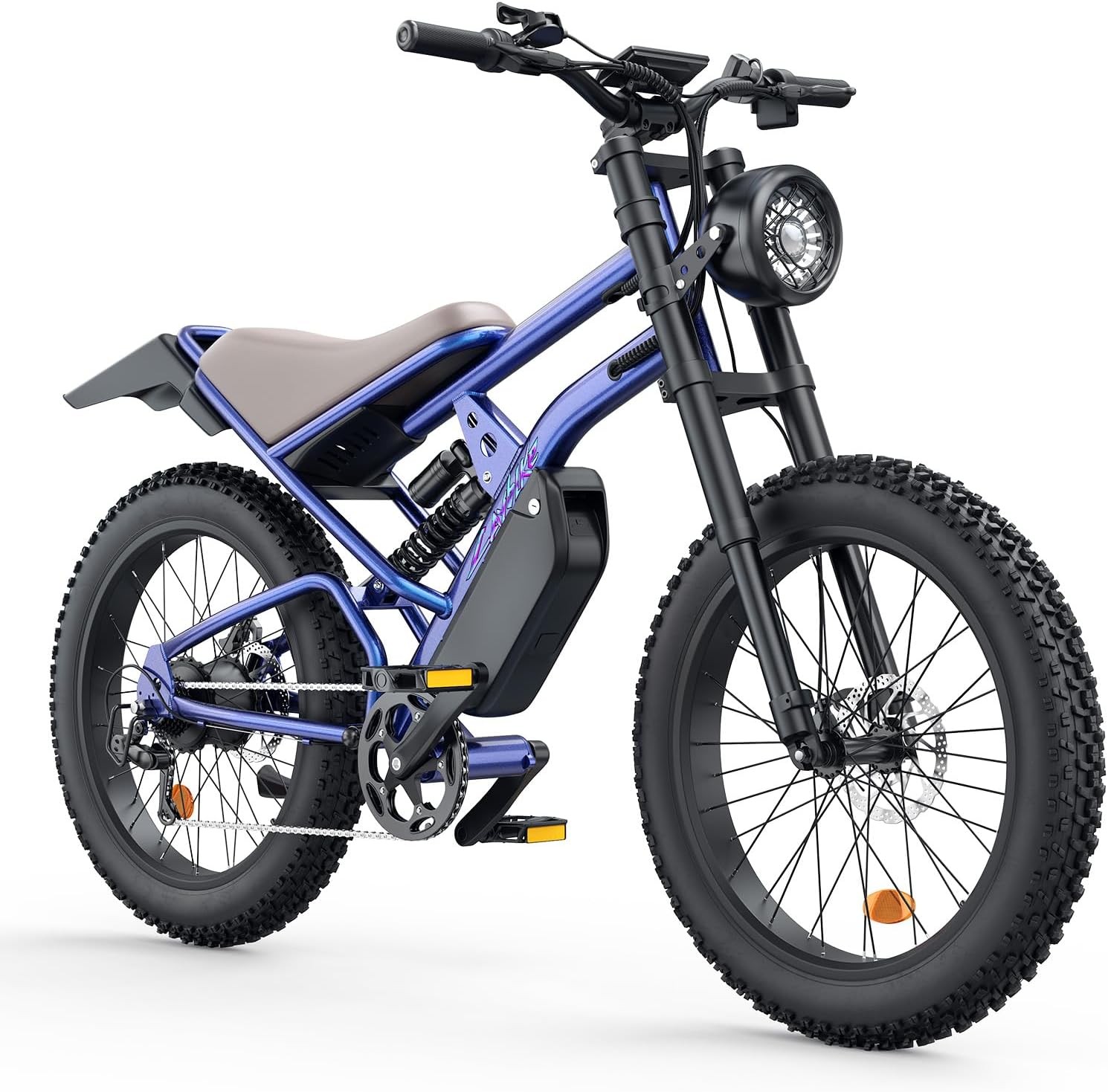 35 MPH Adult Electric Bike 3000W E bike Motorcycle 24" Fat T