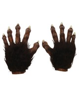 Werwolf Handschuhe Mit Kunstfell Als KostüMzubehöR