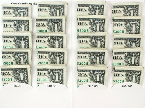 50 - $20.00 Thanks to the Lord Church Gleaners, Dollar Gleaners, Coin Folders - Picture 3 of 3