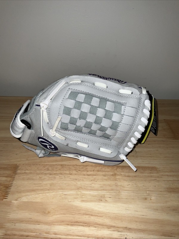 Rawlings Sure Catch 12" Youth Fast Pitch Softball Glove Gray RHT Model SCSB12PU
