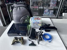 Xbox 360 250GB Console Bundle 12 Games 1 Controller Cables Kinect Travel Bag