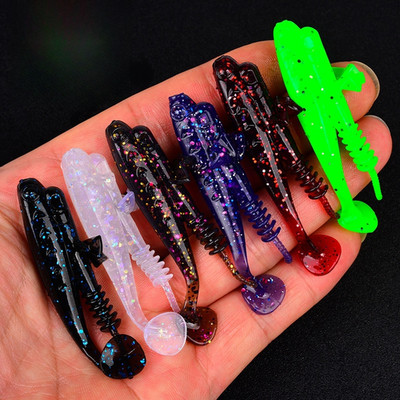 Soft Lure Floating Type 7,1cm T T Tail 3g 10er Pack Kunstwurm Angeln