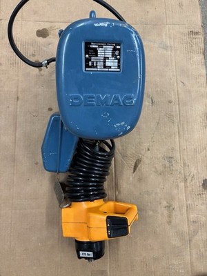 Demag PM12LF 125# 2 Speed Electric Chain Hoist 10' Lift 46.8/7.8 FPM 460V 3PH