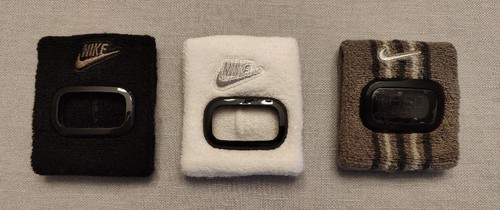 NUEVO Reloj Digital Pulsera Nike Cuff II WC0041-010 3 Piezas Negro/Blanco/Hierro - Imagen 3 de 8