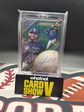 2024 Topps Diamond Icons Drip Junior Caminero Auto RC Rookie Green RAYS /25