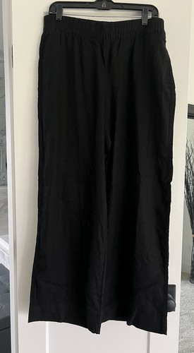 Pantalon Old Navy Fille 4T – Noir, Coton Modal, Bas Large, Coupe Capri