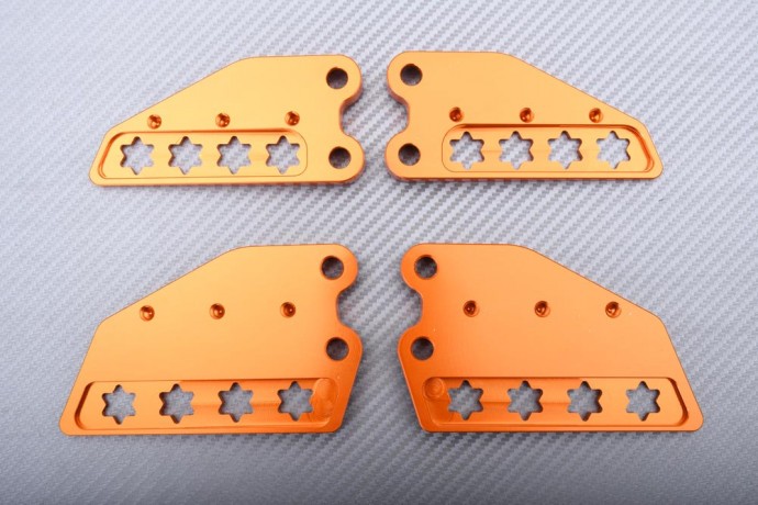 Repose Talon KTM Duke 390 Antidérapant Kit Repose-Pied Alu CNC