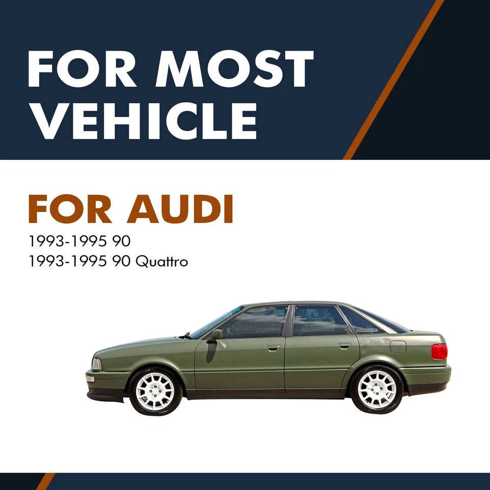 Par de 2 soportes de elevación de tapa de maletero trasero para Audi 90 Quattro 1993-1995 sin alerón Foto 2 de 4