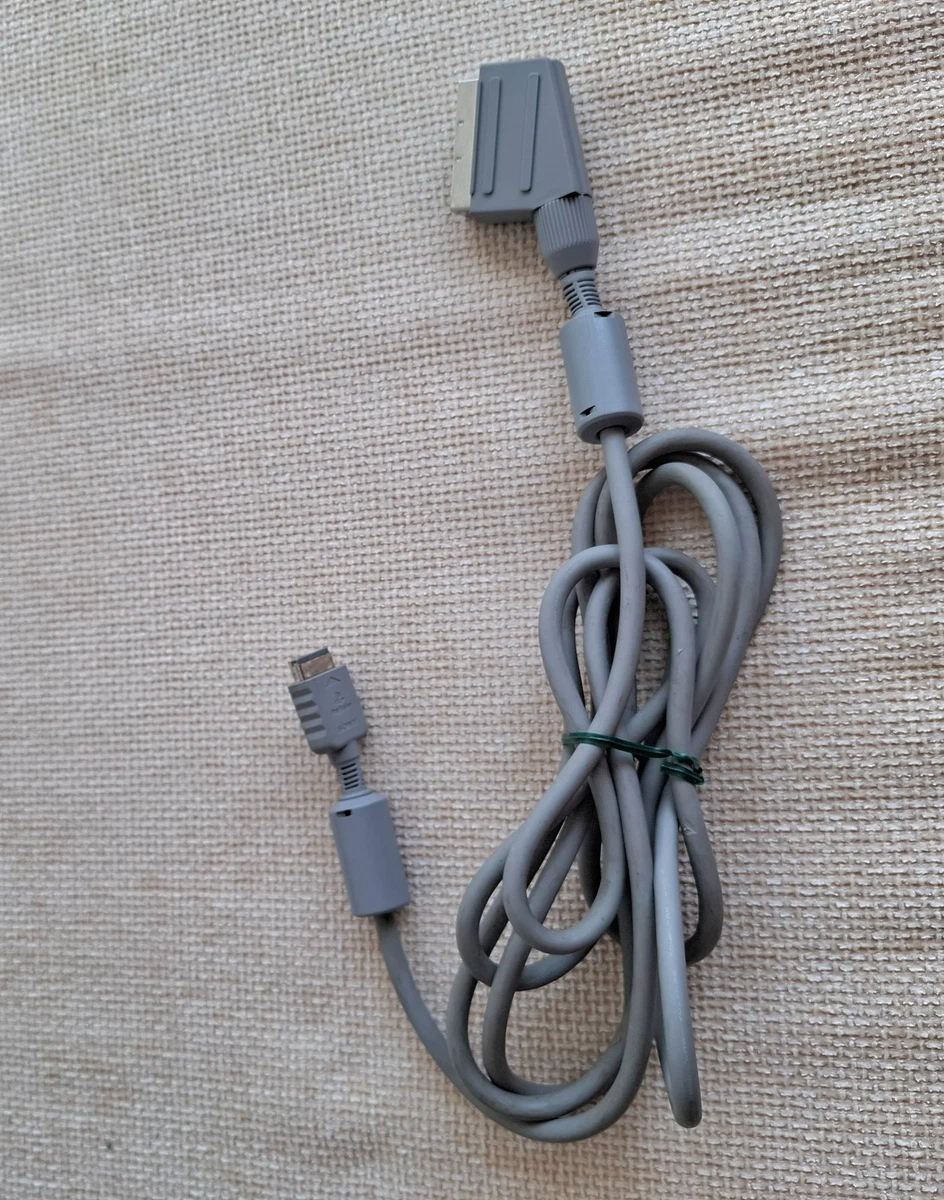 Cable Original Sony PlayStation RGB SCART SCPH 1052 para consola Pal ps1/ PS2