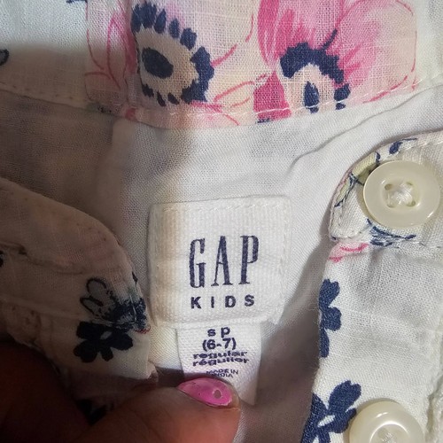Girls Dress Floral and Chambray bundle of two dresses size Small - Picture 4 of 10