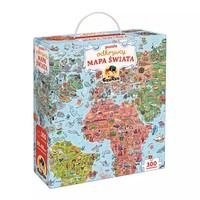 5902983493693 Puzzle Czuczu 300 ElementóW, Odkrywcy. Mapa śWiata Bright Junior M