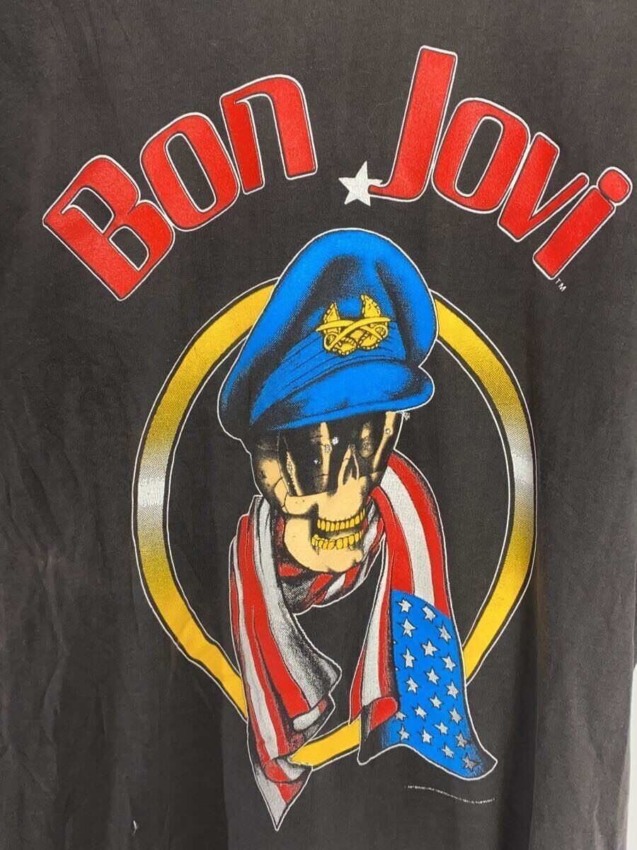 ALTRA T shirt altre marche anni 80 Bon Jovi cotone nero usate