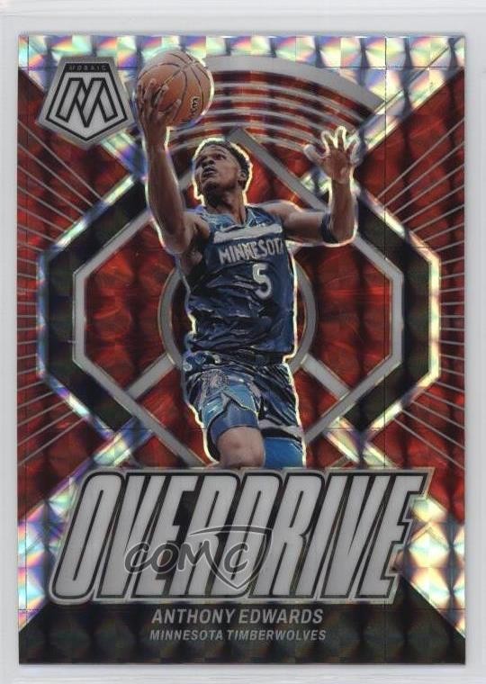 2023-24 Panini Mosaic Overdrive Anthony Edwards #14 16wc