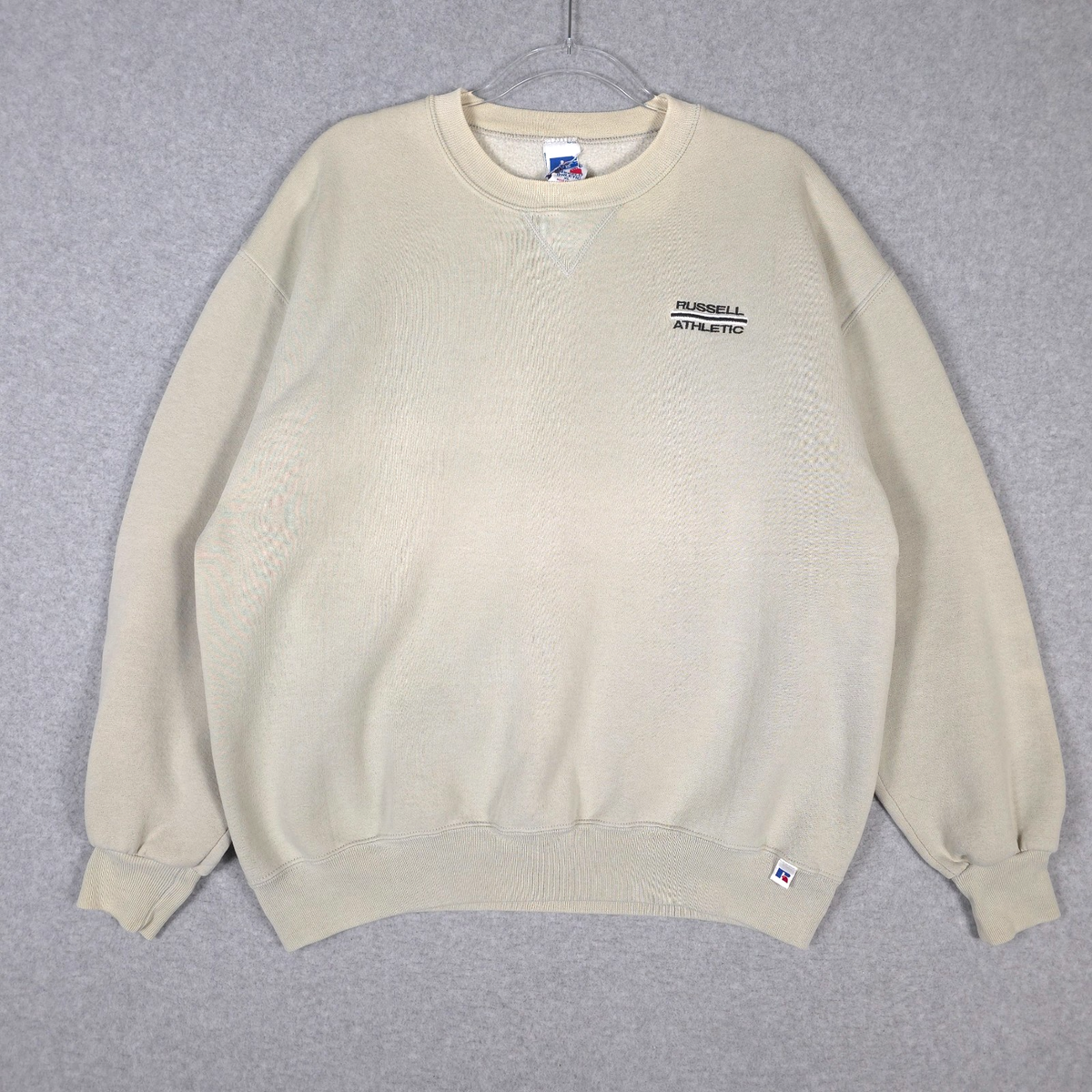 Vintage Russell Athletic Sweatshirt Mens Made In USA Crewneck V 