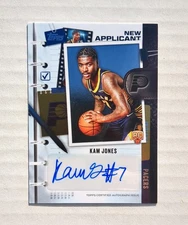 2025-26 Topps Basketball Kam Jones RC Auto SP #NA-KO New Applicant Pacers Rookie