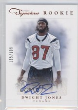 2012 Panini Prime Signatures Rookie Signature 185/199 Dwight Jones #192 Auto 9cb