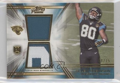 2014 Topps Prime Dual Relics Gold 49/75 Allen Robinson #DR-AR Rookie RC 0rd2