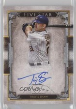2018 Topps Five Star Travis Shaw #FSA-TS Auto s3g