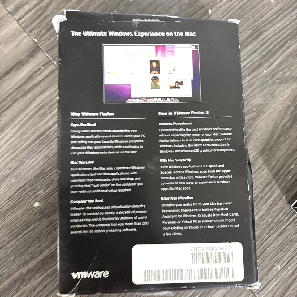 VMWare Fusion 3 Run Windows On Your Mac #N3 - Image 3 of 3