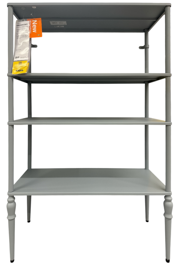 New IKEA SAGMASTARE Light Gray-Blue Shelving Unit 305.702.49 | eBay