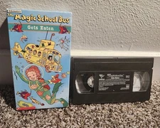 The Magic School Bus Gets Eaten VHS Scholastic TV Series Cartoon Animated RARE