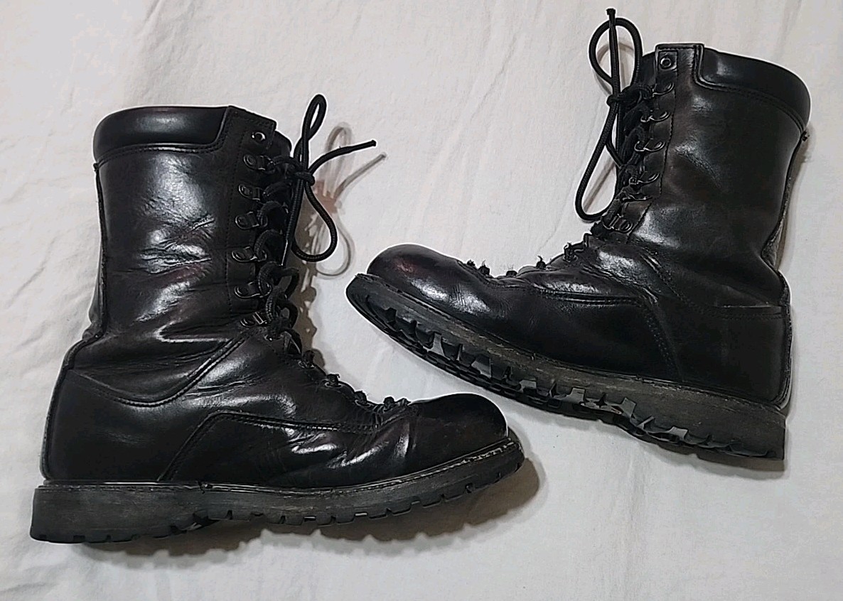 Matterhorn 1949 Mens 8 W Black Leather Waterproof Insulated Vibram Boots USA Black Matterhorn Leather Boots for Men for Sale | Shop New  main image 2