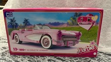 NEW - MISB - Mega Barbie The Movie: Collectible Corvette Car - Pink HRY24-9633