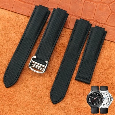 For Cartier Quality Nylon Canvas Watch Strap Mens Blue Balloon Sports Wristband 