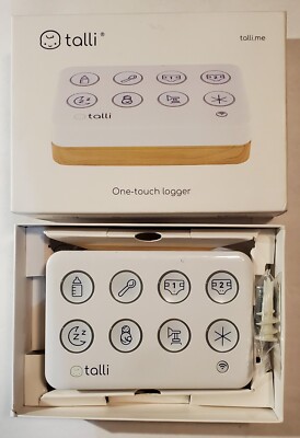 Talli One-Touch Logger Baby Logging Device Tracker Timer Feeding Changing App