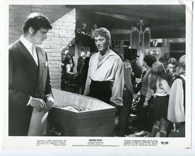Cross Plot-Roger Moore-Alexis Kanner-8x10-B&W-Still-VG | eBay