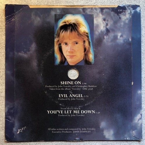 NM 1979 John Townley “Shine On” U. K. 45 w/ Flexi - Foto 2 di 4