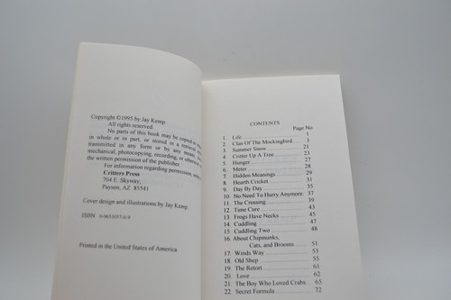 Critters From The Third Planet, Paperback, 1995, Illustrated, SIGNED by Jay Kemp - Picture 4 of 9